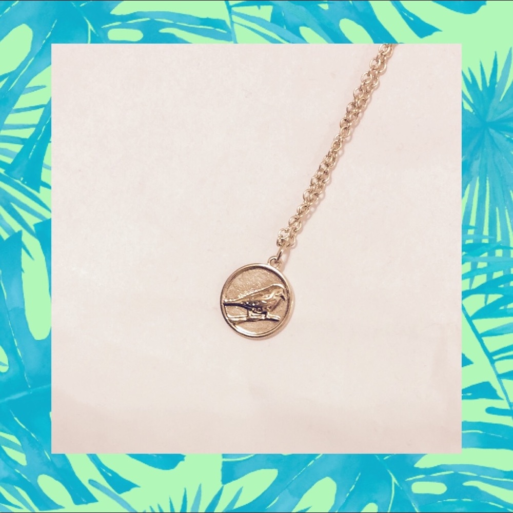 Gold Bird Necklace